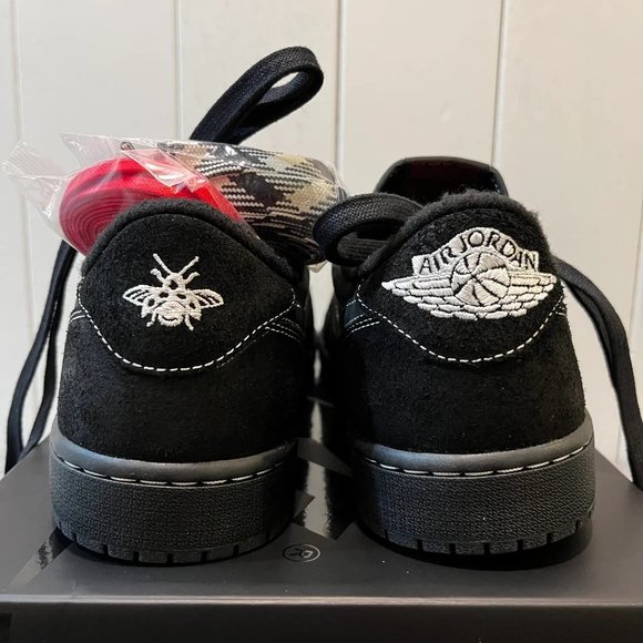 Travis Scott Black Phantom Air Jordan 1 Low OG SP - Picture 3 of 8